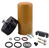 2001-2016 Chevy GMC Duramax LB7/LLY/LBZ/LMM/LML Diesel Fuel Filter & Adapter Kit Black SPELAB