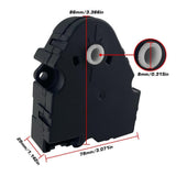 Air Door Actuator - Replaces 89018365, 604-106, 52402588 - Compatible with Chevrolet, Chevy, GMC 1994-2012 - Silverado 1500 and 2500, Tahoe, Sierra - Heater Blend Door SPELAB