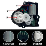 Air Door Actuator - Replaces 89018365, 604-106, 52402588 - Compatible with Chevrolet, Chevy, GMC 1994-2012 - Silverado 1500 and 2500, Tahoe, Sierra - Heater Blend Door SPELAB