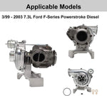 Non-EBP Valve Kit for Ford 1999.5-2003 7.3L Powerstroke Diesel Turbo Pedestal +Bolts & Exhaust Housing SPELAB