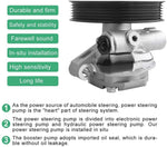 Power Steering Pump with Pulley Compatible for Buick Chevrolet GMC Acadia Saturn Outlook 3.6L V6 Replace # 20954812 20-2403 96-2403 SPELAB