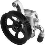 Power Steering Pump with Pulley Compatible for Buick Chevrolet GMC Acadia Saturn Outlook 3.6L V6 Replace # 20954812 20-2403 96-2403 SPELAB