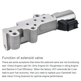 VVT Variable Valve Timing Control Solenoid For Nissan Altima, Frontier and More, Left and Right Side Pair Set SPELAB