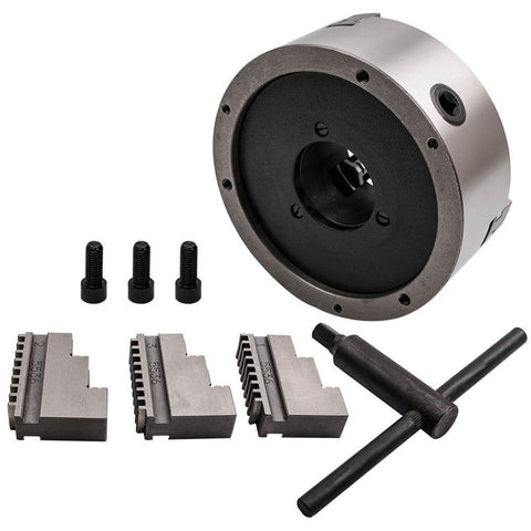 Self-Centering Lathe Chuck 3 Jaw 8 inch Milling K11-200A Hardened Steel MaxSpeedingRods