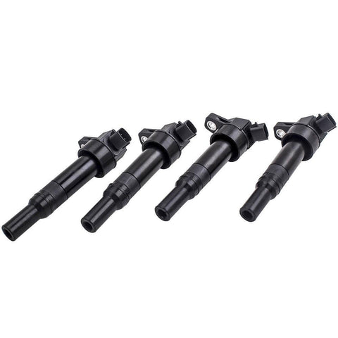 Set of 4 Ignition Coils For Hyundai Elantra TUCSON KIA FORTE SOUL UF651 MaxSpeedingRods