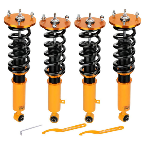 Shock Struts Adjustable Coilovers Suspension Kit compatible for Toyota Supra JZA70 MA70 GA70 1986 - 1992 MaxpeedingRods