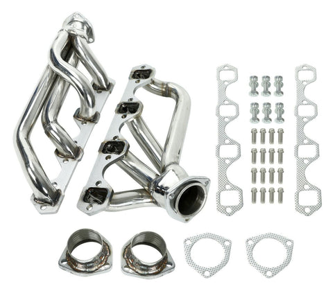 Shorty Stainless Steel Headers Exhaust Manifolds For Ford 1964-1977 260 289 302 F1 Racing