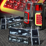 Smoked Housing Headlight+Corner+Tinted 3D Halo Led Tail Light 94-98 C10 C/K Speed Daddy