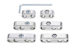 Spark Plug Wire Separators Dividers Looms Chevy Mopar 7mm 8mm 9.5mm Silver MD Performance