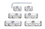 Spark Plug Wire Separators Dividers Looms Chevy Mopar 7mm 8mm 9.5mm Silver MD Performance