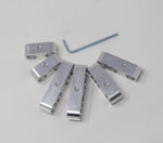 Spark Plug Wire Separators Dividers Looms Chevy Mopar 7mm 8mm 9.5mm Silver MD Performance