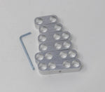 Spark Plug Wire Separators Dividers Looms Chevy Mopar 7mm 8mm 9.5mm Silver MD Performance