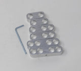 Spark Plug Wire Separators Dividers Looms Chevy Mopar 7mm 8mm 9.5mm Silver MD Performance