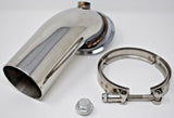 Stainless Downpipe Elbow 90° Holset Turbo HY35 HX HE351 V-band Flange Clamp 4" MD Performance