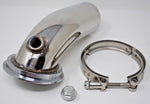 Stainless Downpipe Elbow 90° Holset Turbo HY35 HX HE351 V-band Flange Clamp USA MD Performance
