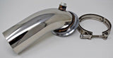 Stainless Downpipe Elbow 90° Holset Turbo HY35 HX HE351 V-band Flange Clamp USA MD Performance