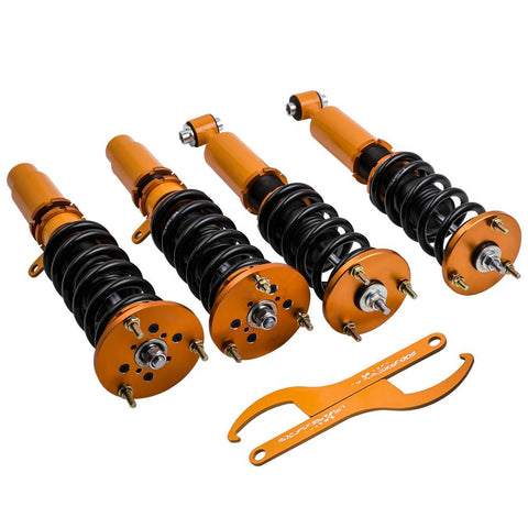 Street Coilovers Suspension Spring Strut Kit compatible for BMW E60 Saloon 5 Series MaxpeedingRods