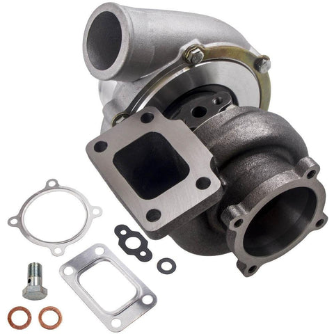 Street GT35 GT3582 Universal Turbo T3 Flange 4-Bolt Anti-Surge Turbocharger MaxSpeedingRods