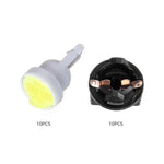 T10 COB LED Dash Light Bulb with 1/2"Hole 13mm Twist Socket Fit 1999-2003 Chevrolet Blazer/2000-2001 GMC Sierra 1500 ECCPP