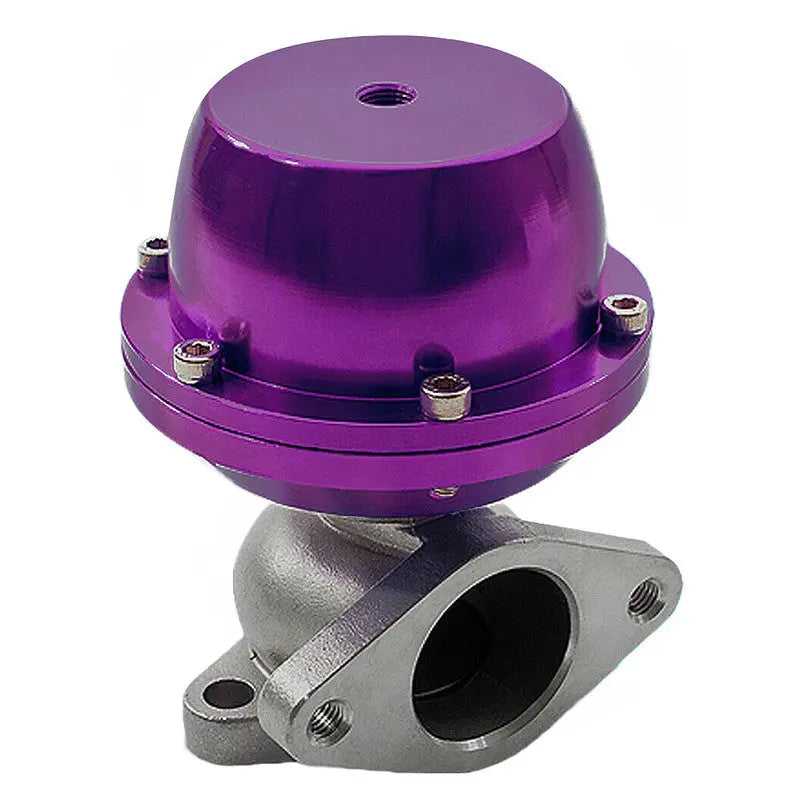 TURBO CHARGER BYPASS TURBOCHARGER MANIFOLD EXHAUST PURPLE 38MM WASTEGA