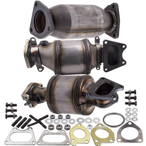 Three CATALYTIC CONVERTER For ACURA TL 3.5L and 3.2L Front LH RH Rear 2004-2008 MaxSpeedingRods