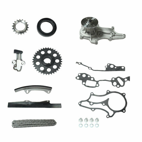 Timing Chain Gear Kit W/ Water Pump For 85-95 Toyota 22R Pickup 4Runner Celica SILICONEHOSEHOME