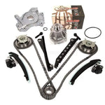 Timing Chain Kit Cam Phaser Oil Water Pump Fit 04-10 Ford 5.4 TRITON 3-Valve MIZUMOAUTO
