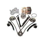 Timing Chain Kit Cam Phaser Oil Water Pump Fit 04-10 Ford 5.4 TRITON 3-Valve MIZUMOAUTO