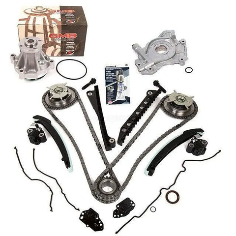 Timing Chain Kit Cam Phaser Oil Water Pump Gasket Fit 10-14 Ford 5.4 3-Valve MIZUMOAUTO
