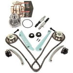 Timing Chain Kit Cam Phaser VCT Selenoid Water Pump Fit 05-10 Ford 4.6L TRITON MIZUMOAUTO