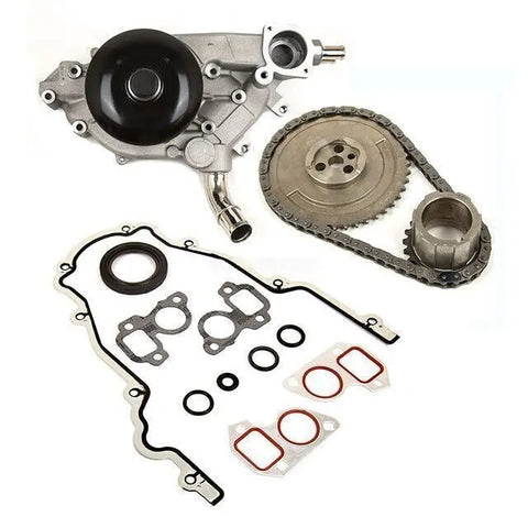 Timing Chain Kit Cover Gasket Water Pump Fit 97-04 GMC Cadillac 4.8 5.3 6.0 MIZUMOAUTO