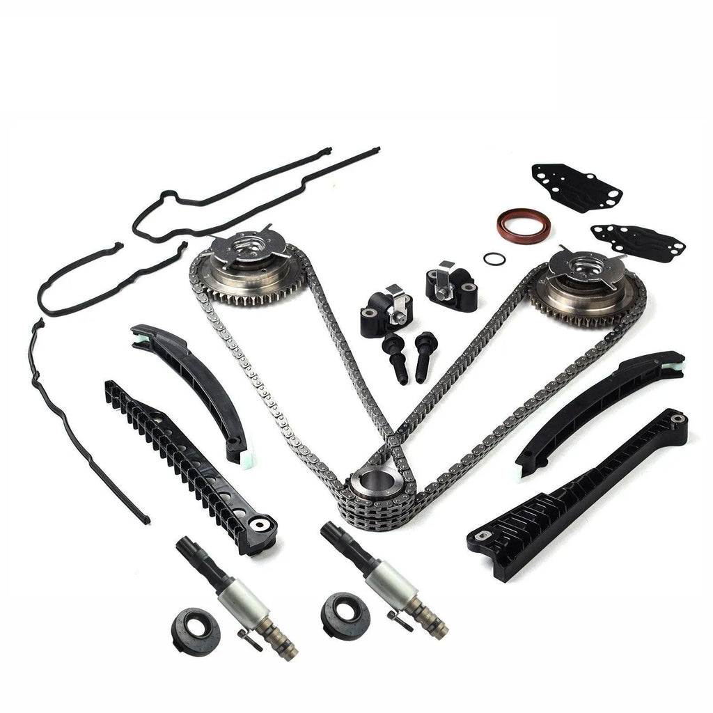 Timing Chain Kit Cover Seal Vvti Cam Phaser Solenoid Valves For Ford F ...