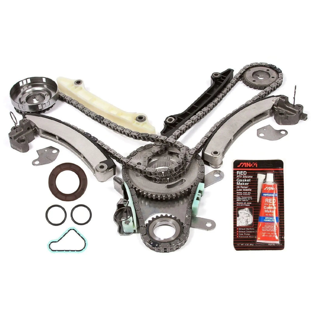 Timing Chain Kit Timing Cover Gasket Fit 01 03 Dodge Ram 1500 Jeep