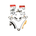 Timing Chain Kit Water Pump w/ 4 Bolt Flange Fit 13-14 Ford F150 3.7L DOHC 24V MIZUMOAUTO