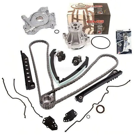 Timing Chain Oil Water Pump Cover Gasket Fit 10-14 Ford F150 Lincoln 5.4 Triton MIZUMOAUTO