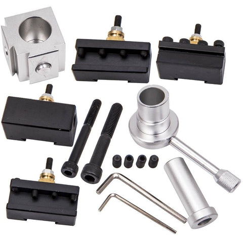 Tooling Package For Mini Lathe Quick Change Tool Post and Holders Tool MaxSpeedingRods