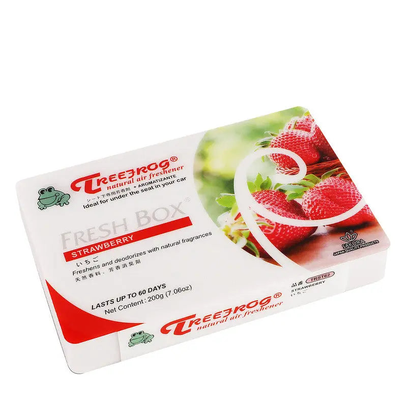 Treefrog Strawberry Scent Home Car Office Natural Air Freshener Fresh