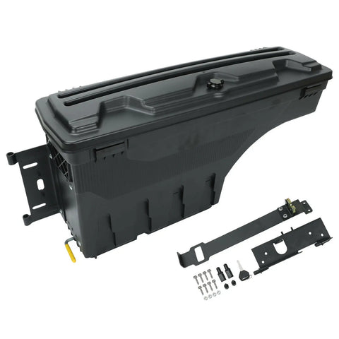 Truck Bed Case Storage Tool Box Driver Left Side For 2016-2021 Titan / Titan Xd BLACKHORSERACING