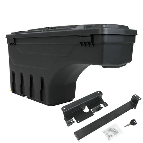 Truck Bed Storage Box Toolbox Left Driver For Chevy Silverado Gmc Sierra 07-19 BLACKHORSERACING