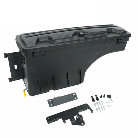 Truck Bed Storage Box Toolbox Rear Driver Left Side For Toyota Tacoma 2005-2021 BLACKHORSERACING