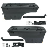 Truck Bed Storage Toolbox Left+Right For 2004-2012 Chevy Colorado Gmc Canyon BLACKHORSERACING