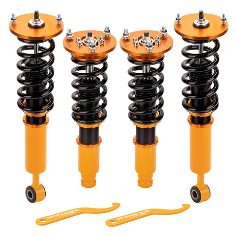 Twin-Tube Damper Coilover Suspension Kits compatible for Mitsubishi Eclipse 95 - 99 Shocks MaxpeedingRods