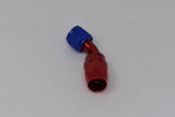 USA  8AN 45 Degree Swivel Seal Braided Steel Hose End Fitting Oil/Fuel/Water MD Performance