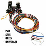 Universal 12 Circuit Wiring Harness Muscle Car Hot Rod Street Rod XL Wires New F1 RACING