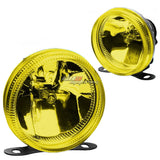 Universal Amber 3.5" Round Fog Light/Lamp/Mount+Bulbs Suv/Pu Truck Offroad DNA MOTORING