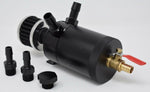 Universal Billet Aluminum Baffled Oil Catch Can Tank Oil Separator Motor-K USA MD Performance