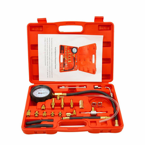 Universal Fuel Injection Pump Pressure Tester Pressure Injector Gauge Test Kit SILICONEHOSEHOME