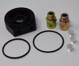 Universal Oil Filter Sandwich Adapter Plate 1/8 NPT Oil Cooler M20 3/4-16 US MD Performance