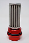 Universal Racing In-Line Fuel Filter 40 Micron For Addco Style 6AN 8AN 10AN MD Performance