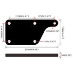 Upr Heavy Duty 1979-2004 Mustang Ls1 5.3L 6.0L Engine Swap 4.6L Adapter Plates MD Performance